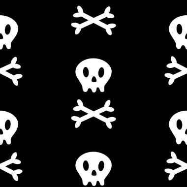 Kafatası kemikleri çapraz desenli