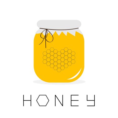 Bal kavanozu pot simgesi.