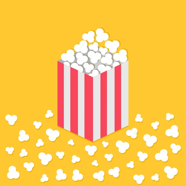 Popcorn popping sul pavimento . — Vettoriale Stock