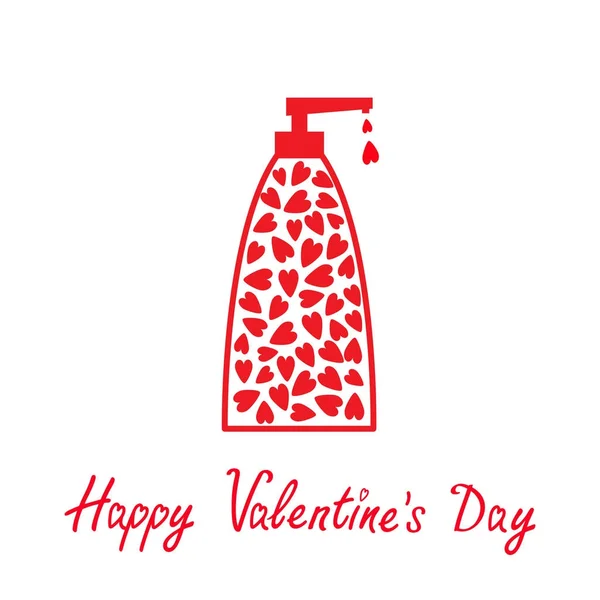 De dag van Valentijnskaarten. Liefde kaart. — Stockvector
