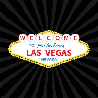 Las Vegas işareti simgesi için hoş geldiniz. 