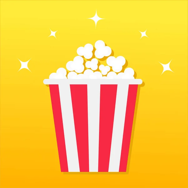 Popcorn box icon — Stock Vector