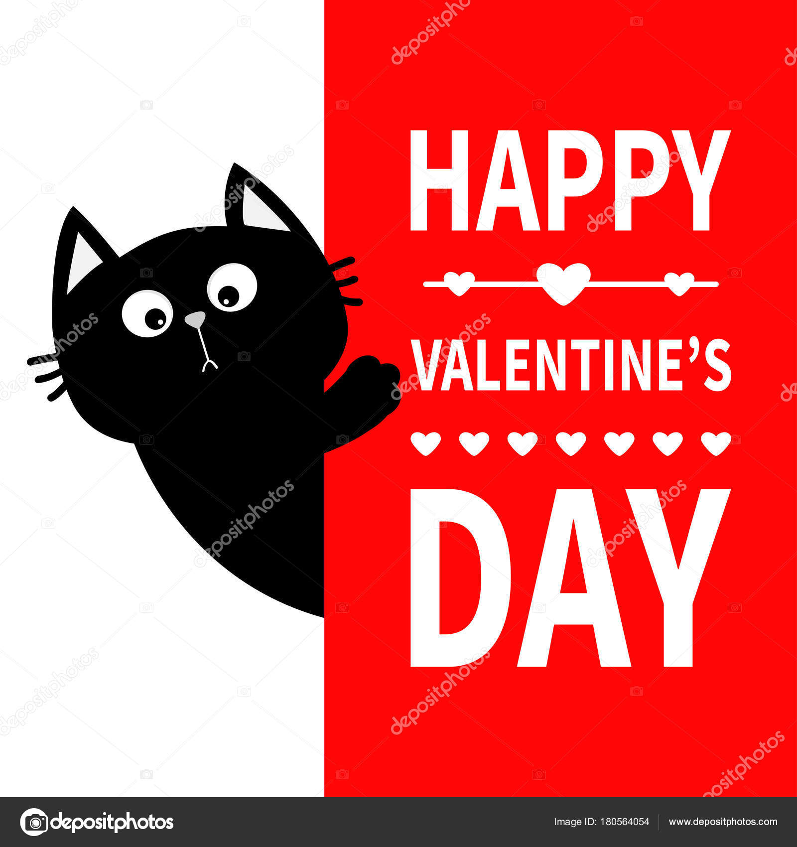 Funny Black Cat Big Signboard Happy Valentines Day Card Vector Image By C Worldofvector Vector Stock Funny Black Cat Big Signboard Happy Valentines Day Card Vector Image By C Worldofvector Vector Stock