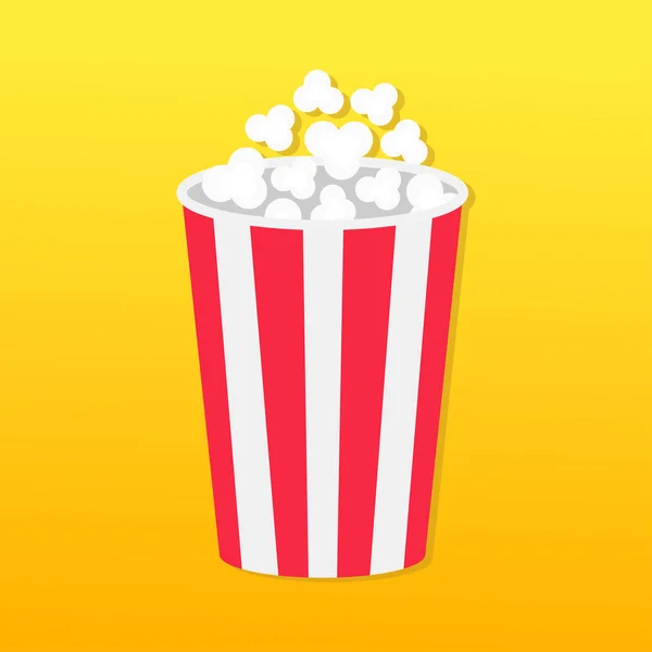Popcorn Okrągłe Pole Ilustracji Wektorowych — Wektor stockowy