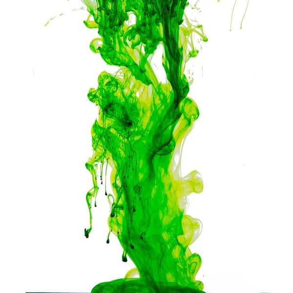 Lebensmittelfarbe Wasser Löslichkeit Der Farbe Wasser Aquarell Oder Tinte Wasser — Stockfoto