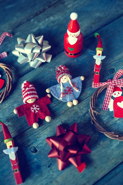 Collage of Christmas ornaments — Stock Photo, Image