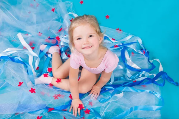 Beautiful little happy girl — Stock Photo, Image