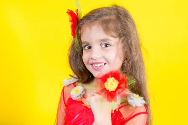 Beautiful little happy girl — Stock Photo, Image