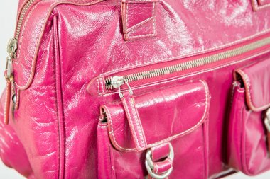 Bayanlar çanta beyaz arka plan üzerinde