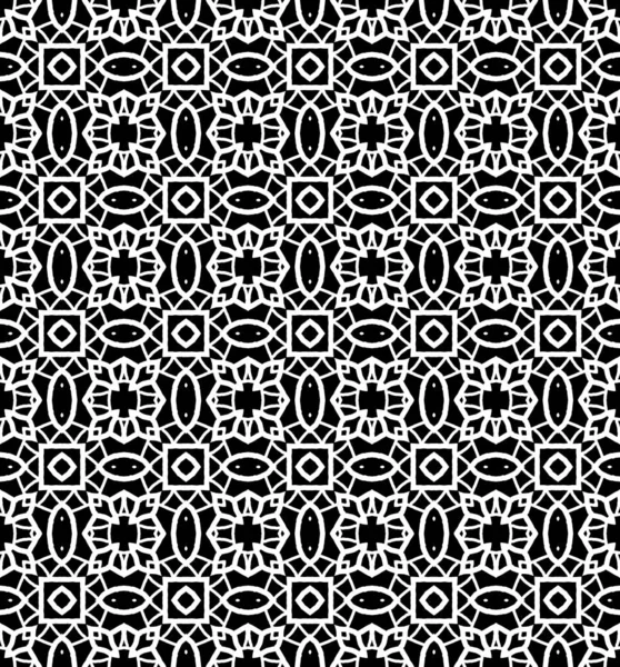 Geometrix Openwork Pattern Black White Colors — Stock Photo, Image
