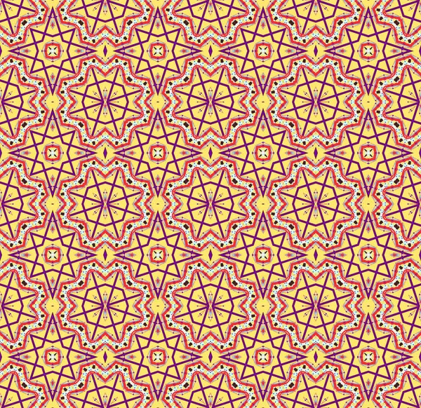 Geometric Seamless Pattern Stars Delicate Colors — Stock Photo, Image