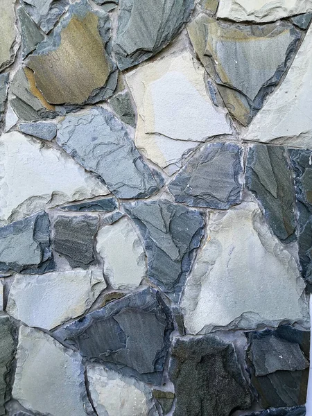 Steinmauer schöne Farbe Textur Hintergrund Haus — Stockfoto
