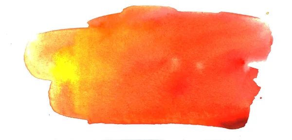 Różowy pomarańczowy akwarela plamy tła. Artystyczny element projektu — Zdjęcie stockowe