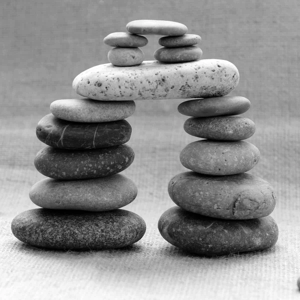 stack of stones, bond in family relationship