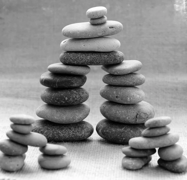 stack of stones, bond in family relationship