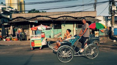 Ho Chi Minh City taksici tarafından taşıma
