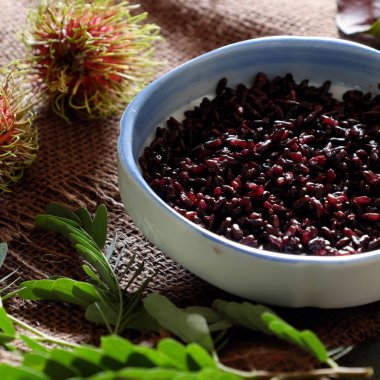 com ruou, fermente yapışkan pirinç