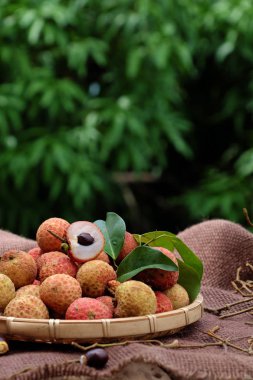 Vai thieu Vietnam, lychee meyve