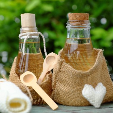 Hindistan cevizi yağı kavanoz