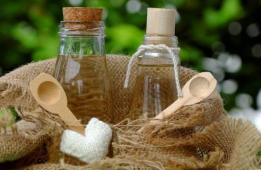 Hindistan cevizi yağı kavanoz