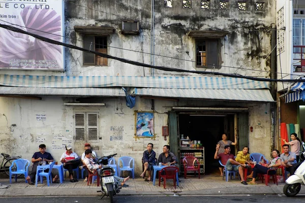 Bestrating coffeeshop — Stockfoto