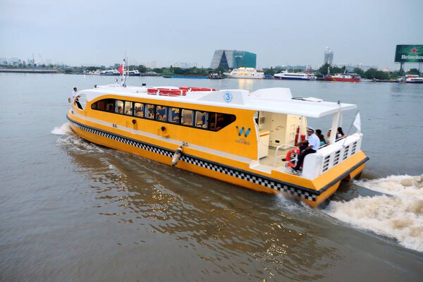 Water bus, passenger transportation