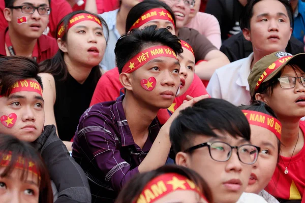 ベトナムのサッカーファンの肖像画 — ストック写真