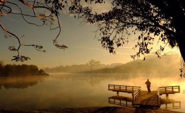 Da Lat şehrin muhteşem manzara