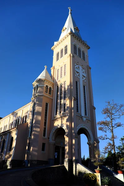 Da Lat katedral, kyckling kyrkan, tupp kyrka — Stockfoto