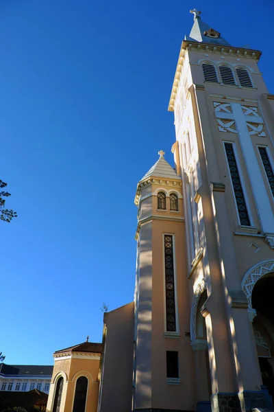 Da Lat katedral, kyckling kyrkan, tupp kyrka — Stockfoto