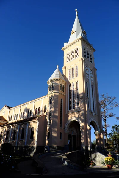 Da Lat katedral, kyckling kyrkan, tupp kyrka — Stockfoto