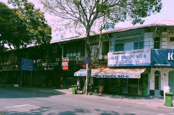 Chi Minh City Viet Nam Abril 2020 Calle Desierta Escena — Foto de Stock