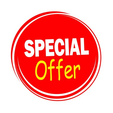 SPECIAL OFFER - PROMOTION LABEL - ADVERTISEMENT