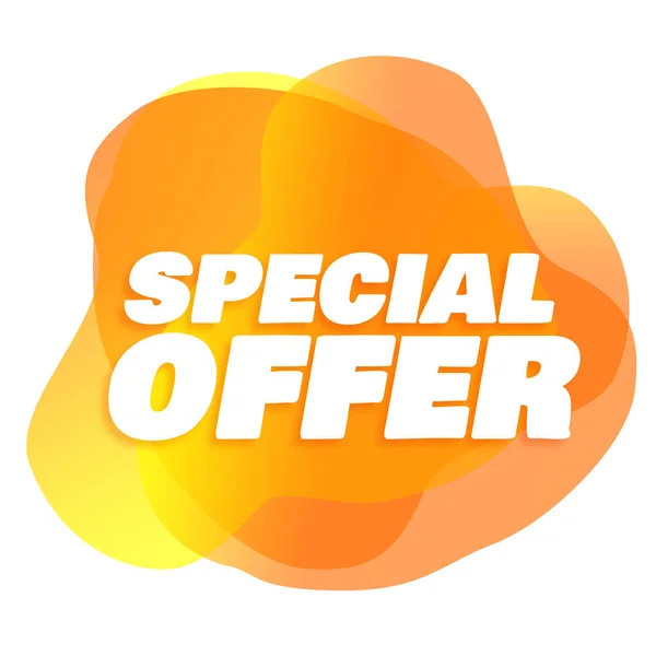 Special Offer Promotion Label Advertisement — Stock Photo, Image