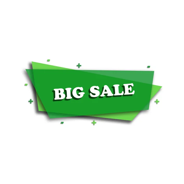 Big Sale Promotion Label Advertisement — Stock Photo, Image