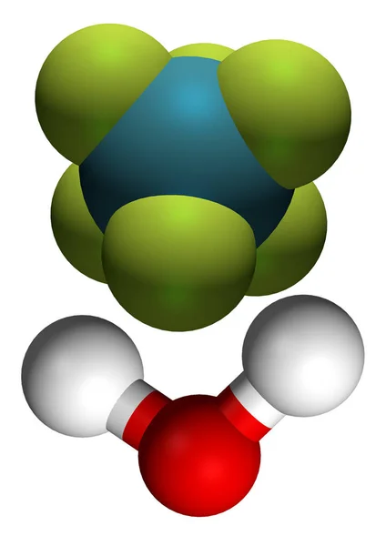 Moléculas Frascos Laboratório Sobre Fundo Branco — Fotografia de Stock