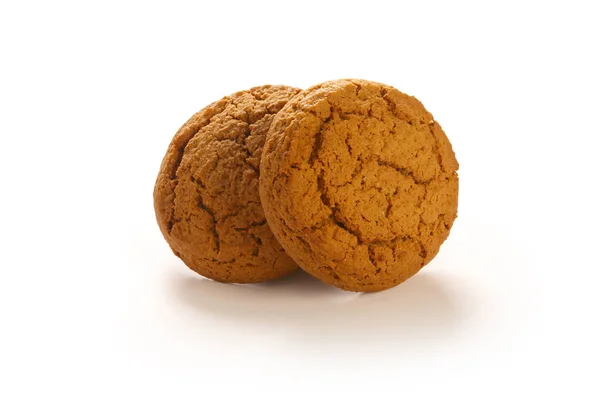 Oatmeal Cookies White Background — Stock Photo, Image