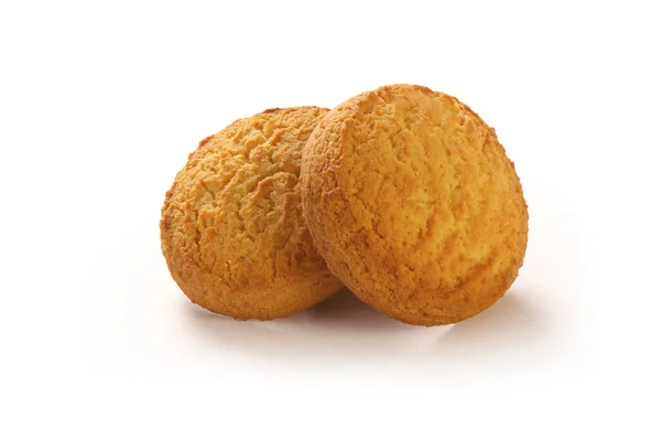 Shortbread Cookies White Background — Stock Photo, Image