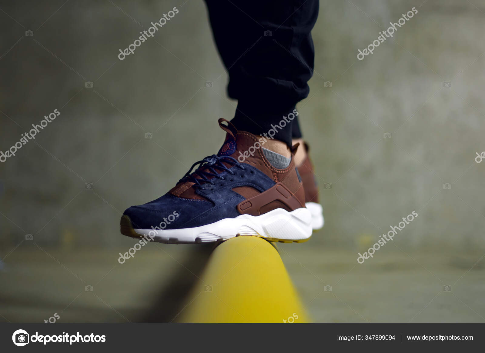 brown huarache shoes