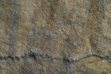 Pyrite polimetalik cevher dokusu yakın plan. Pyrite, chalcopyrite, sphalerite, galena ve barite içerir..