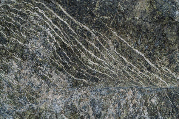 Serpentinita con textura de mineral de amianto crisotilo. Contiene serpentina, amianto crisotilo, magnetita, lisarditis . — Foto de Stock