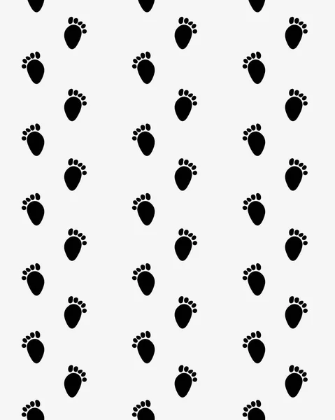 婴儿的脚步 — 图库矢量图片