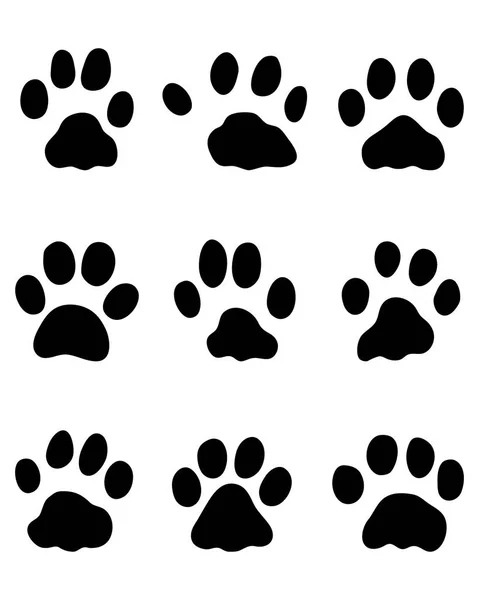 Footprints of rabbits — Stock Vector