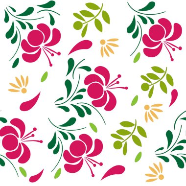 Dekoratif tasarım için çiçekler. Geometrik desen. Tatil posteri. tatil illüstrasyonu. Vektör yay şablonu. Düz dizayn izole. Vektör çizimi