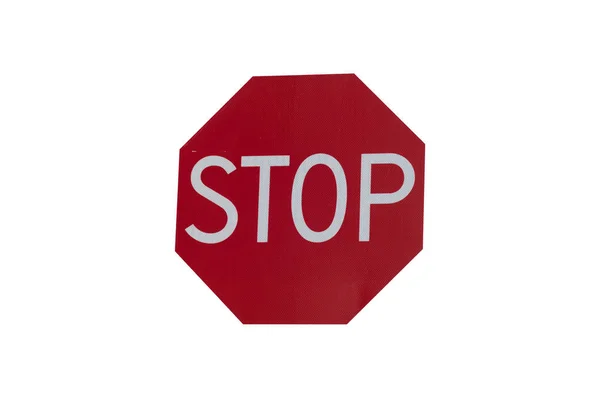 赤の停止交通標識 — ストック写真