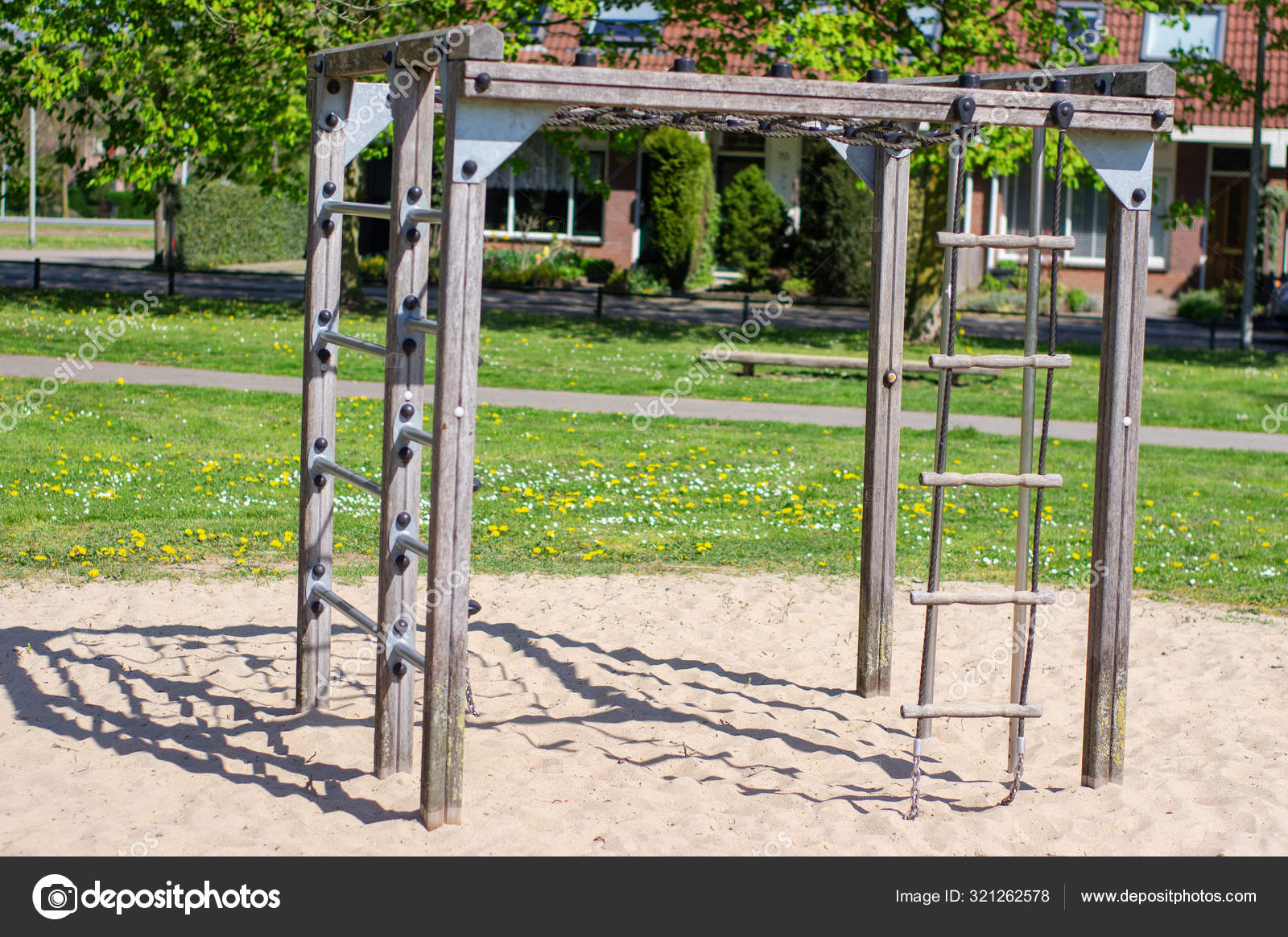 a frame climbing frame