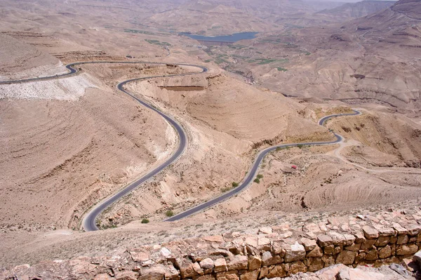 Montañas de arenisca paisaje en Jordania — Foto de Stock