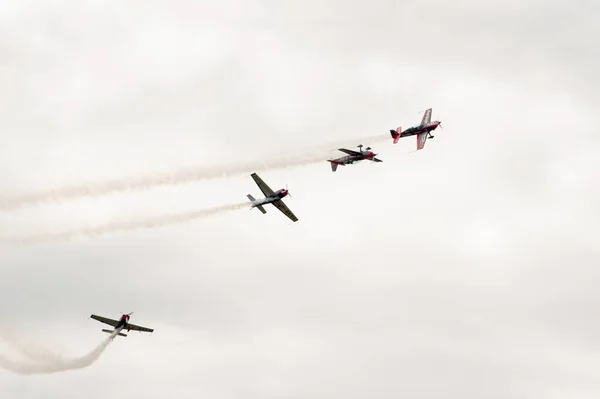 Volkel Netherlands June 2019 Blades Aerobatic Display Team Performs Airshow — Stockfoto