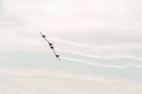 Volkel Netherlands June 2019 Blades Aerobatic Display Team Performs Airshow — стокове фото