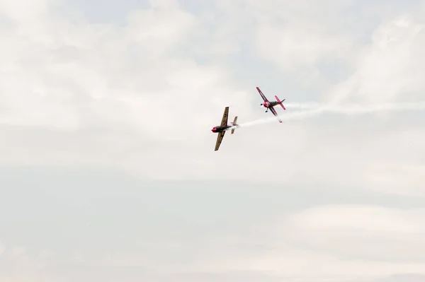 Volkel Netherlands June 2019 Blades Aerobatic Display Team Performs Airshow — Stockfoto